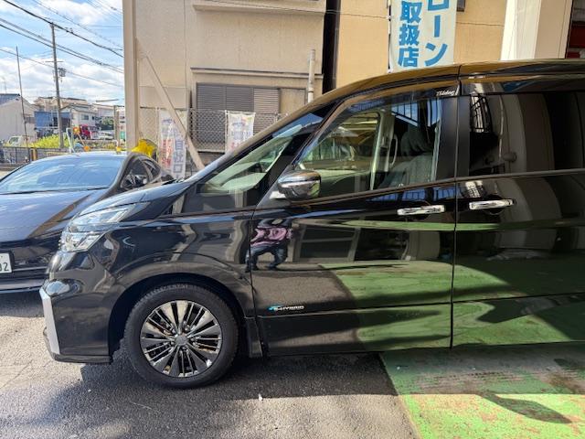 セレナ ライダー プロパイロットエディション 純正ナビ地デジBカメBluetoothETC両側PスラプロパイロットUSB接続テーブルサンシェードクルコン運転支援障害物センサー純正AWワンオーナー(15枚目)