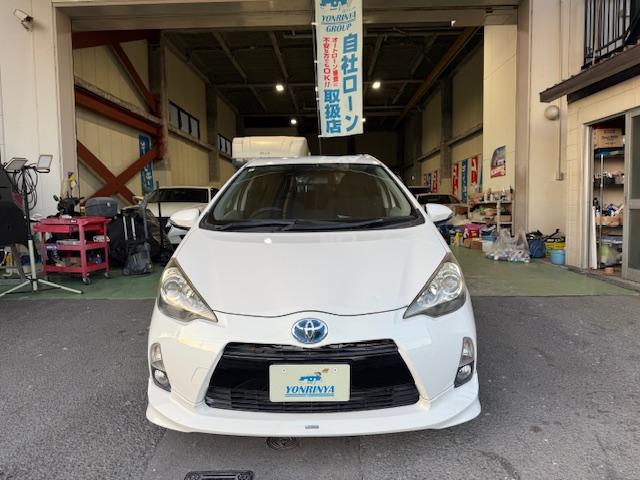 アクア S モデリスタ社外AWナビDVD地デジBluetoothBカメETCエンジンPスタシートヒーターLEDライトドラレコ(14枚目)