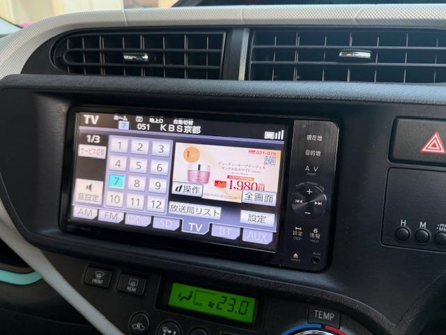 アクア S モデリスタ社外AWナビDVD地デジBluetoothBカメETCエンジンPスタシートヒーターLEDライトドラレコ(23枚目)