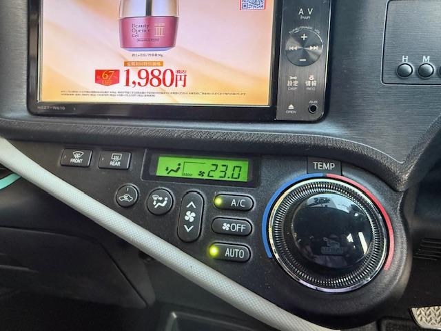 アクア S モデリスタ社外AWナビDVD地デジBluetoothBカメETCエンジンPスタシートヒーターLEDライトドラレコ(25枚目)