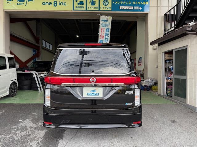 エルグランド ２５０ハイウェイスター　エアロ車高調社外ＡＷナビ地デジバックカメラパワースライドドアサンシェードオットマンＥＴＣインテリキーフォグ（13枚目）