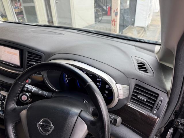 エルグランド ２５０ハイウェイスター　エアロ車高調社外ＡＷナビ地デジバックカメラパワースライドドアサンシェードオットマンＥＴＣインテリキーフォグ（22枚目）