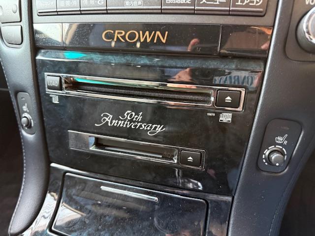 クラウン アスリート　プレミアム５０ｔｈエディション　社外ＡＷ車高調ナビバックカメラ黒革サンルーフＥＴＣシートエアコンパワーシートクルコンフォグスマートキー（24枚目）
