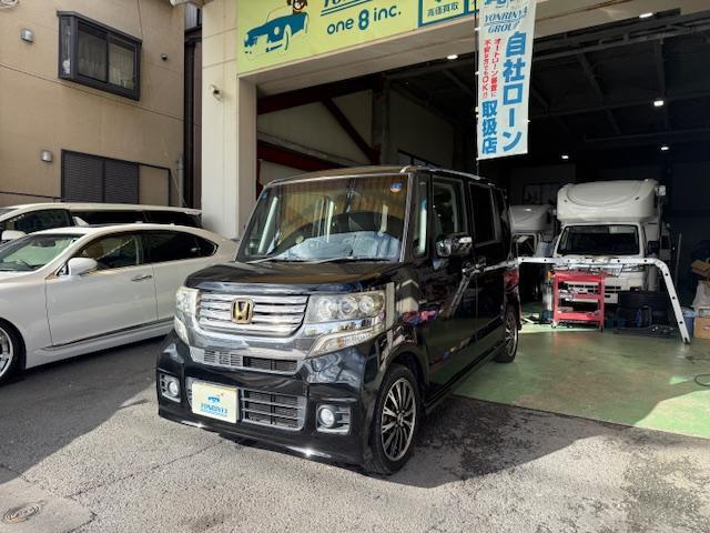 Ｎ－ＢＯＸカスタム Ｇ・ターボパッケージ　ナビＤＶＤ地デジＢｌｕｅｔｏｏｔｈＥＴＣバックカメラ両側パワスラ純正ＡＷスマートキーエンジンＰスタＬＥＤフォグクルコンウィンカーミラー（8枚目）