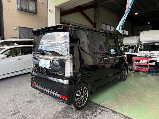 Ｎ－ＢＯＸカスタム Ｇ・ターボパッケージ　ナビＤＶＤ地デジＢｌｕｅｔｏｏｔｈＥＴＣバックカメラ両側パワスラ純正ＡＷスマートキーエンジンＰスタＬＥＤフォグクルコンウィンカーミラー（12枚目）