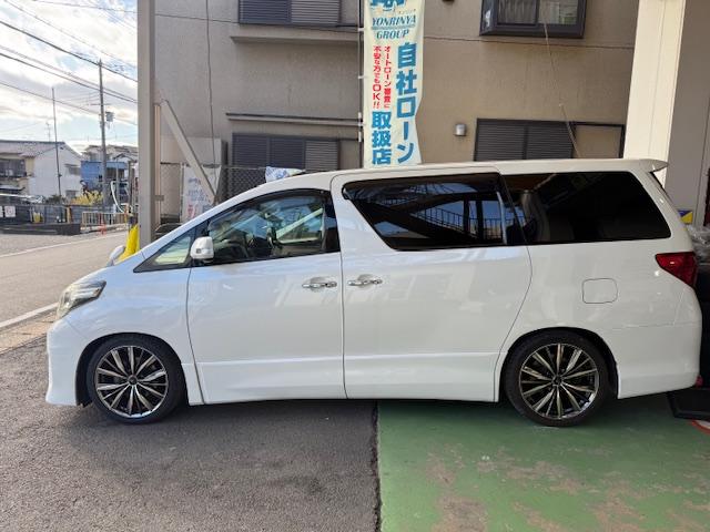 アルファード 240S ローダウン社外AWナビTVDVDバックカメラBluetoothETC両側パワスラ革調シートクルコンオットマンドラレコウィンカーミラー(9枚目)