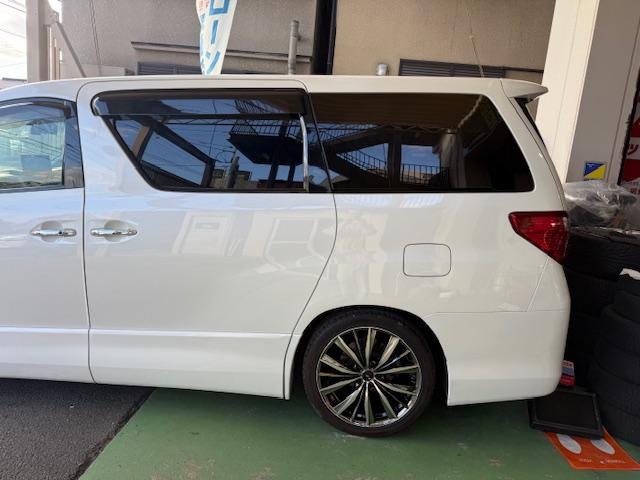 アルファード 240S ローダウン社外AWナビTVDVDバックカメラBluetoothETC両側パワスラ革調シートクルコンオットマンドラレコウィンカーミラー(16枚目)