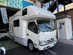 キャンピングカー！ナッツＲＶクレソン入荷しました！内外装ともに綺麗です！ナビ，ＤＶＤ，地デジ，ＥＴＣ．バックカメラ，リアクーラー，ＦＦヒーター，冷蔵庫，テレビ，ソーラーパネル，２段ベット，外部電源 2