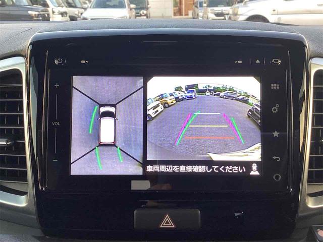 スペーシアカスタム ＸＳ　全周囲カメラ　両側電動スライドドア　ナビ　ＴＶ　レーンアシスト　衝突被害軽減システム　オートライト　スマートキー　アイドリングストップ　電動格納ミラー　シートヒーター　ベンチシート　ＣＶＴ　ＥＳＣ（8枚目）