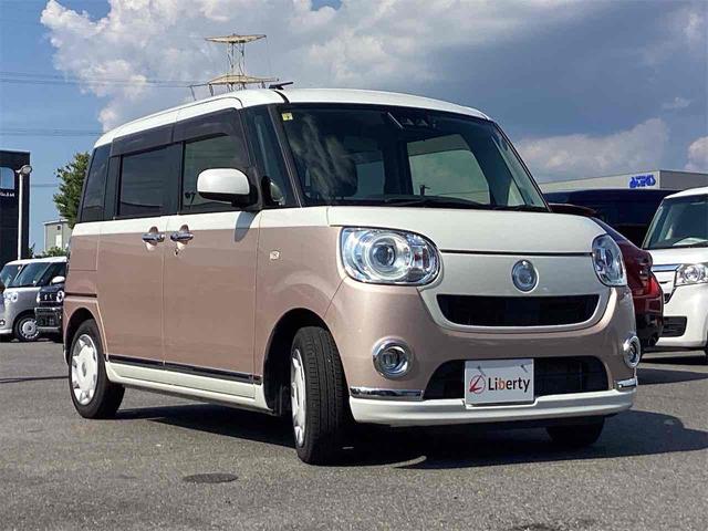 ムーヴキャンバス Ｇメイクアップ　ＳＡＩＩＩ　ドライブレコーダー　バックカメラ　両側電動スライドドア　ＴＶ　クリアランスソナー　衝突被害軽減システム　オートマチックハイビーム　オートライト　スマートキー　アイドリングストップ　電動格納ミラー（16枚目）