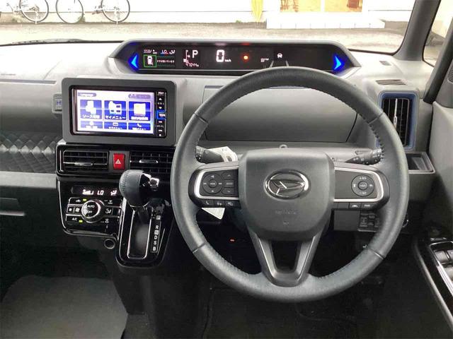 タント カスタムＲＳ　ＥＴＣ　全周囲カメラ　両側電動スライドドア　ナビ　クリアランスソナー　オートクルーズコントロール　レーンアシスト　衝突被害軽減システム　オートライト　スマートキー　アイドリングストップ　電動格納ミラー（6枚目）