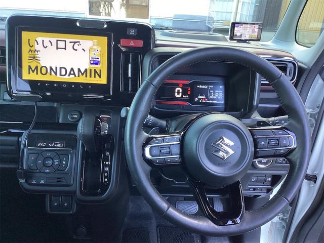 スペーシアカスタム ハイブリッドＸＳターボ　ＥＴＣ　全周囲カメラ　両側電動スライドドア　ナビ　ＴＶ　オートクルーズコントロール　レーンアシスト　オートライト　スマートキー　電動格納ミラー　シートヒーター　ベンチシート　ＣＶＴ　Ｂｌｕｅｔｏｏｔｈ（5枚目）