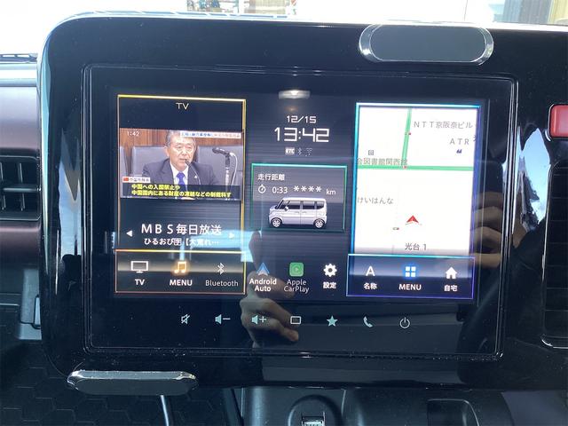 スペーシアカスタム ハイブリッドＸＳターボ　ＥＴＣ　全周囲カメラ　両側電動スライドドア　ナビ　ＴＶ　オートクルーズコントロール　レーンアシスト　オートライト　スマートキー　電動格納ミラー　シートヒーター　ベンチシート　ＣＶＴ　Ｂｌｕｅｔｏｏｔｈ（9枚目）