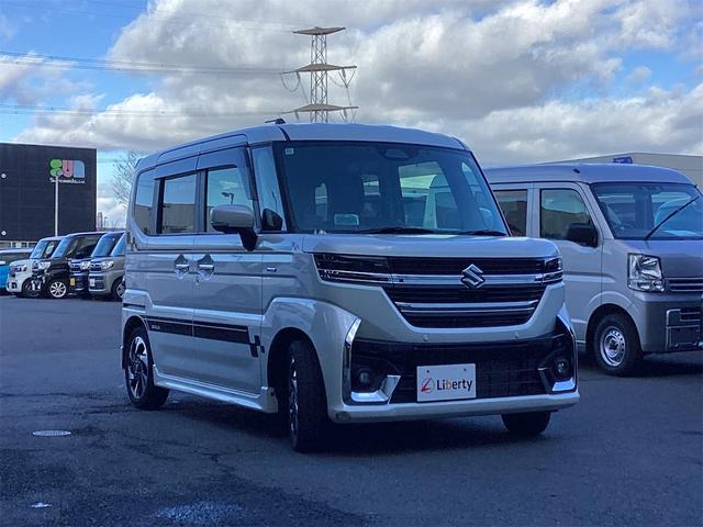 スペーシアカスタム ハイブリッドＸＳターボ　ＥＴＣ　全周囲カメラ　両側電動スライドドア　ナビ　ＴＶ　オートクルーズコントロール　レーンアシスト　オートライト　スマートキー　電動格納ミラー　シートヒーター　ベンチシート　ＣＶＴ　Ｂｌｕｅｔｏｏｔｈ（16枚目）