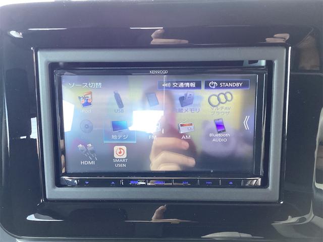 ワゴンＲスマイル ハイブリッドＳ　２トーンルーフパッケージ装着車　ＥＴＣ　バックカメラ　両側電動スライドドア　ナビ　ＴＶ　クリアランスソナー　レーンアシスト　衝突被害軽減システム　オートライト　スマートキー　アイドリングストップ　シートヒーター　ベンチシート　ＣＶＴ（8枚目）