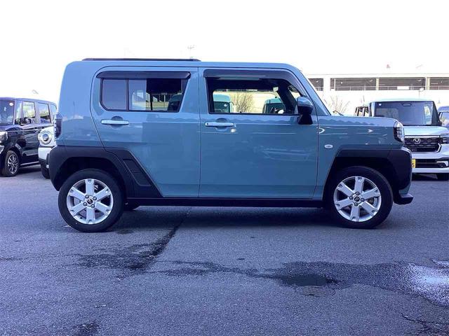 タフト Ｇ　ＥＴＣ　バックカメラ　クリアランスソナー　衝突被害軽減システム　オートライト　スマートキー　アイドリングストップ　電動格納ミラー　シートヒーター　サンルーフ　ＣＶＴ　ＥＳＣ　ＣＤ　ＵＳＢ（17枚目）