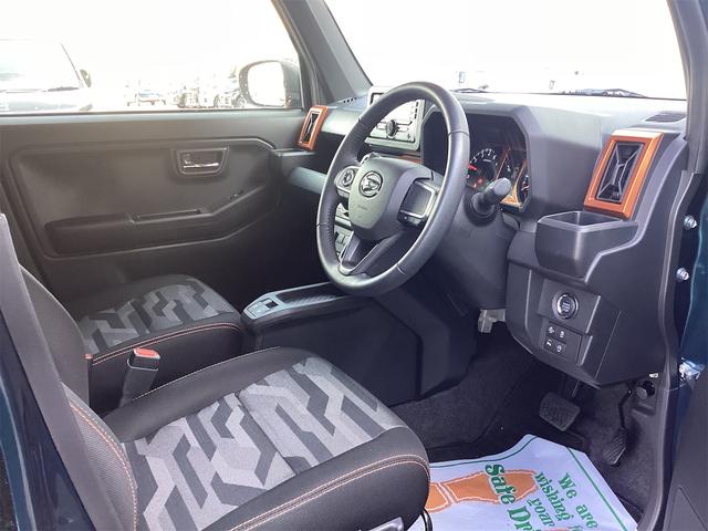 タフト G バックカメラ クリアランスソナー 衝突被害軽減システム オートライト スマートキー 電動格納ミラー シートヒーター CVT ESC CD アルミホイール(32枚目)