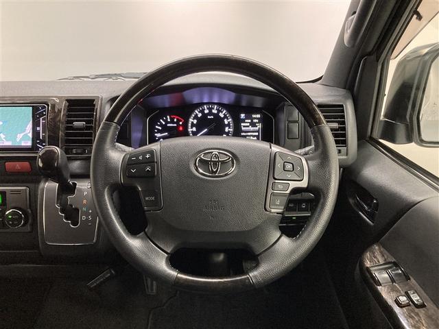 ハイエースバン スーパーＧＬ　ダークプライムＩＩ　４ＷＤ　フルセグ　メモリーナビ　ＤＶＤ再生　ミュージックプレイヤー接続可　バックカメラ　衝突被害軽減システム　ＥＴＣ　両側電動スライド　ＬＥＤヘッドランプ　ワンオーナー　ディーゼル（11枚目）