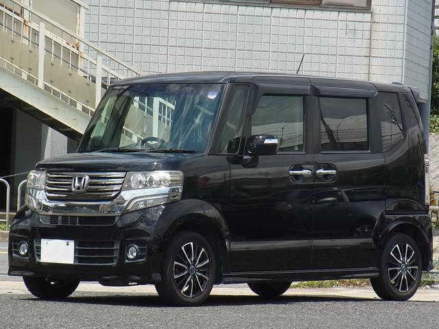 Ｎ－ＢＯＸカスタム Ｇ・Ｌパッケージ　バックモニター付ナビＴＶ　ＥＴＣ　キセノン　左側電動スライドドア　タイミングチェーン（4枚目）