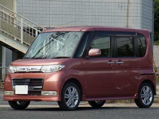 タント カスタムＸリミテッド　ナビＴＶ　ＥＴＣ　キセノン　左側電動スライドドア　純正１５インチアルミ　スマートキー　タイミングチェーン（4枚目）