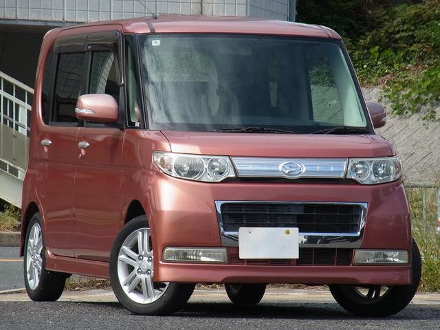 タント カスタムＸリミテッド　ナビＴＶ　ＥＴＣ　キセノン　左側電動スライドドア　純正１５インチアルミ　スマートキー　タイミングチェーン（12枚目）