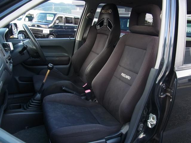 Keiワークス ベースグレード ターボ 5MT TEIN車高調 藤壺マフラー 前後タワーバー レカロシート BLITZ R-VIT 4輪ディスクブレーキ ETC タイミングチェーン(32枚目)