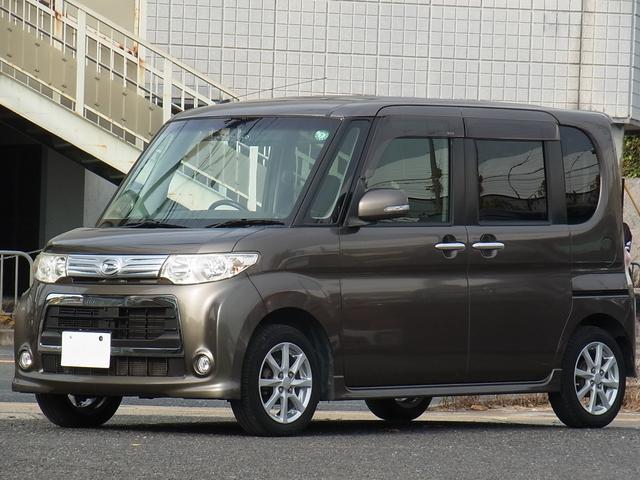 タント カスタムＸ　Ｂｌｕｅｔｏｏｔｈ対応ナビＴＶ　ＥＴＣ　キセノン　左側電動スライドドア　スマートキー　タイミングチェーン（4枚目）