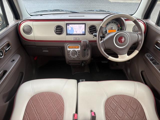 アルトラパン G 社外SDナビ DVD視聴可 フルセグ プッシュスタート ETC バックカメラ FRドラレコ HIDヘッドライト 純正レザーシートカバー(4枚目)