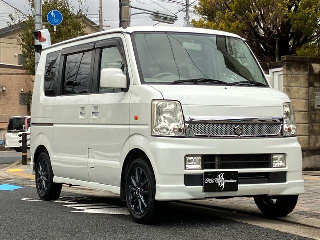 エブリイワゴン ＰＺターボ　ＨＤＤナビ　ＴＶ　ＤＶＤ再生　片側パワースライドドア　ＥＴＣ　フォグライト　キーレス　シートカバー　電動格納ミラー　オートエアコン　Ｗエアバック（7枚目）