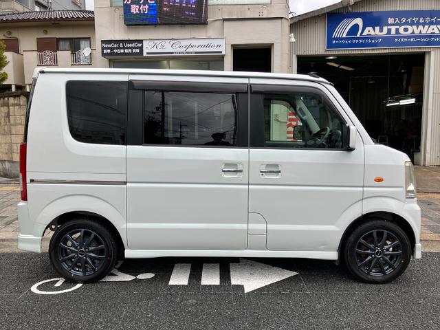 エブリイワゴン ＰＺターボ　ＨＤＤナビ　ＴＶ　ＤＶＤ再生　片側パワースライドドア　ＥＴＣ　フォグライト　キーレス　シートカバー　電動格納ミラー　オートエアコン　Ｗエアバック（12枚目）