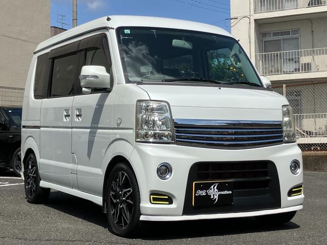 エブリイワゴン ＰＺターボスペシャル　ハイルーフ　両側パワースライドドア　オートステップ　社外１５インチアルミホイール　キーレス　ＥＴＣ　ＨＩＤヘッドライト（7枚目）