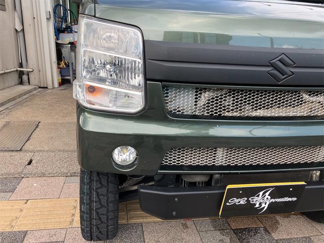 エブリイワゴン ＰＺターボスペシャル　４ＷＤ　リフトアップ　背面タイヤ　両側電動スライドドア　レーダーブレーキサポート　１５インチアルミ　プラスラインエアロ　社外テール　社外８インチナビフルセグＴＶ　バックモニター　　ＨＩＤライト（72枚目）