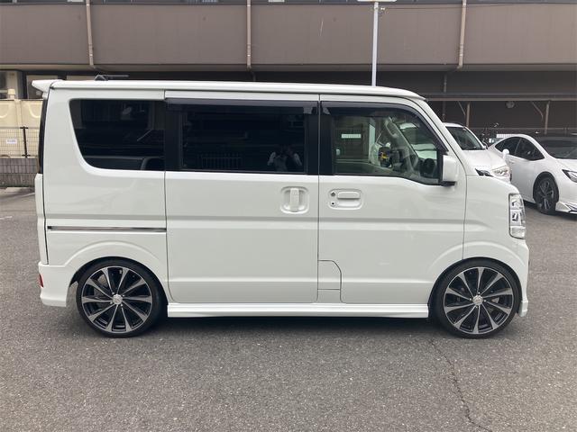 エブリイワゴン PZターボ ナビフルセグTV ローダウン 片側電動スライドドア ETC シートカバー ドライブレコーダー 社外アルミホイール スマートキー プッシュ式エンジンスタート(8枚目)