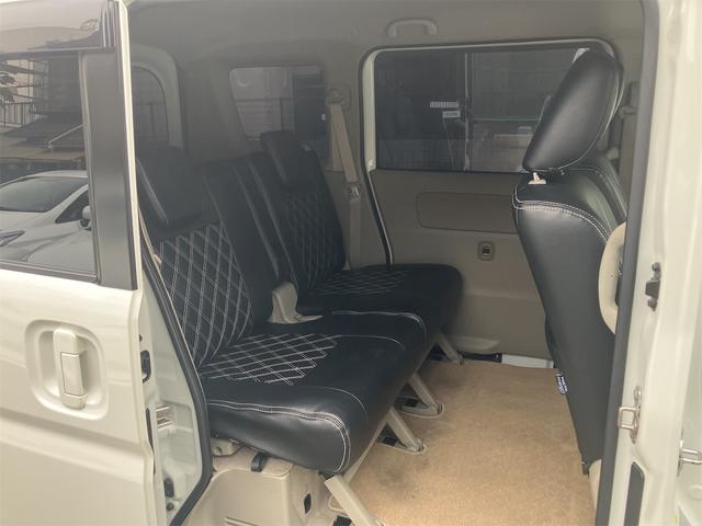 エブリイワゴン PZターボ ナビフルセグTV ローダウン 片側電動スライドドア ETC シートカバー ドライブレコーダー 社外アルミホイール スマートキー プッシュ式エンジンスタート(30枚目)