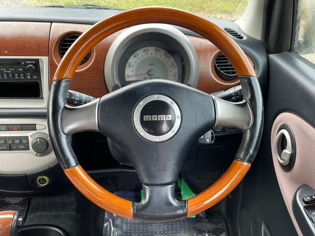 税込】 MOMO製 ウッドコンビステアリング ボス付 L700ミラ L700ミラ 税込】 MOMO製 ウッドコンビステアリング ボス付 L700ミラ L700ミラ