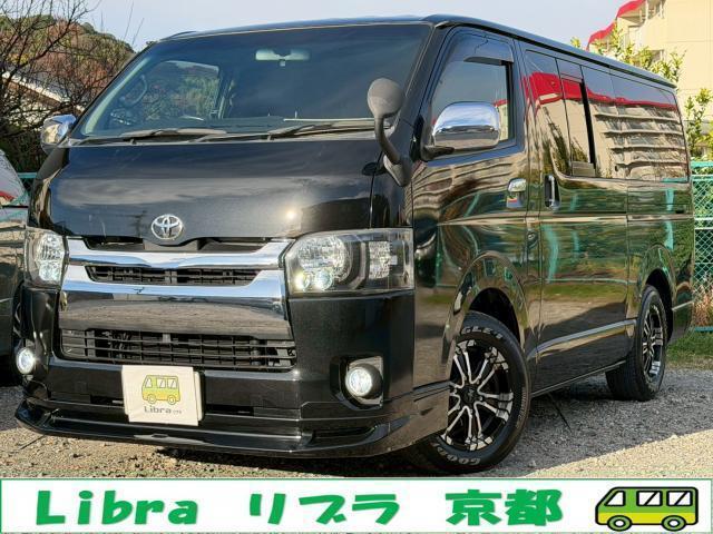 ハイエースバン ロングスーパーGL ディーゼル 4型フェイス ベッドキット 4型フェイス/ベッドキット/フロントエアロ/16インチアルミ/ナビ/フルセグ/Bluetooth/バックカメラ/ETC/キーレス/LEDヘッドライト&フォグ・外装磨き&車内清掃済・黒革調シートカバー(15枚目)