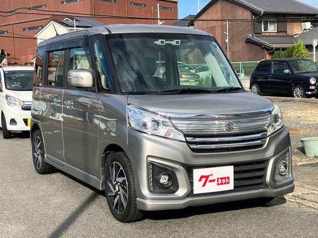 スペーシアカスタム XSターボ 全周囲カメラ 両側電動スライドドア ナビ TV オートクルーズコントロール レーンアシスト 衝突被害軽減システム オートライト HID スマートキー アイドリングストップ 電動格納ミラー(13枚目)