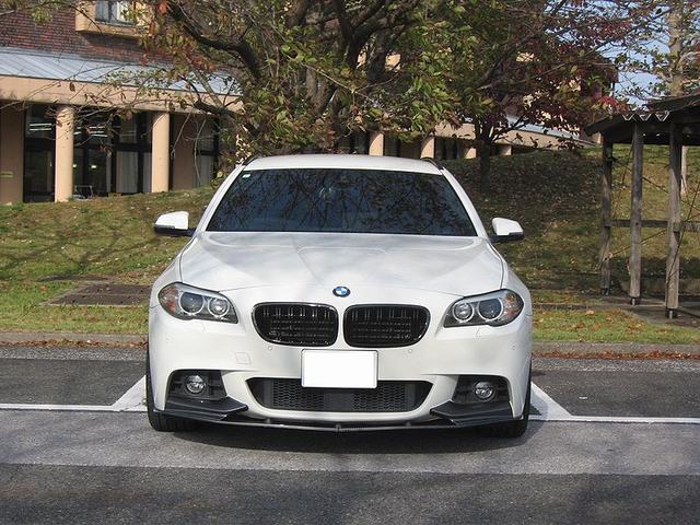 5シリーズ 523dツーリング Mスポーツ 無事故車 ナビ TV カラーバックカメラ パドルシフト フロントパワーシート ETC パワーバッドア アイドルストップ Mスポーツ18icアルミ キーフリー HIDヘッドライト フォグランプ(2枚目)