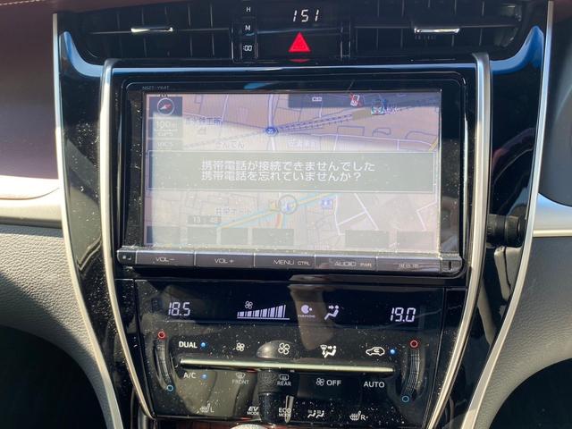 ハリアーハイブリッド プレミアム　純正９インチＳＤナビ　フルセグ地デジＴＶ　ブルートゥース　バックカメラ　パワーバックドア　ビルトインＥＴＣ　クルーズコントロール　黒革パワーシート　シートヒーター　ウッドコンビハンドル（20枚目）