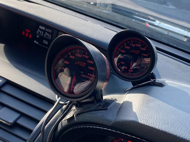 ＷＲＸ Ｓ４ ２．０ＧＴ－Ｓアイサイト　サンルーフ　レカロシート（運転席）　パドルシフト　社外メーター（水温・油温・ブースト）　助手席パワーシート＆シートヒーター　４ＷＤ　ターボ　アイサイト　レーダークルーズコントロール　ＢＬＩＴＺエアクリ（24枚目）