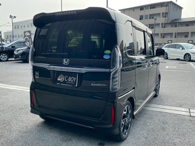 Ｎ－ＢＯＸカスタム Ｇ・ＥＸターボホンダセンシング　ワンオーナー　社外８インチナビ　フルセグＴＶ　ブルートゥース　ビルトインＥＴＣ　バックカメラ　パドルシフト　クルーズコントロール　両側パワースライドドア　ハーフレザーシート　ドライブレコーダー（9枚目）