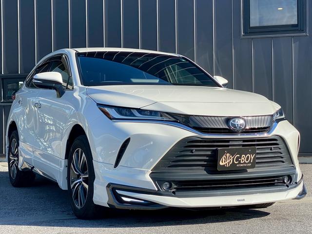 ハリアー Ｇ　純正ナビ　フルセグＴＶ　バックカメラ　ブルートゥース　ビルトインＥＴＣ　ＴＶキット　デジタルインナーミラー　ハーフレザー　クルーズコントロール　ステアリングスイッチ　パワーバックドア　モデリスタエアロ（7枚目）