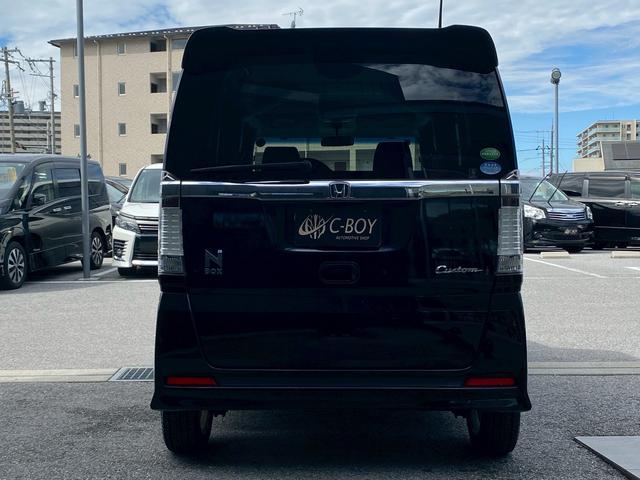 Ｎ－ＢＯＸカスタム Ｇ・Ｌパッケージ　ストラーダＳＤナビ　フルセグ地デジＴＶ　ブルートゥース　ＥＴＣ車載器　ステアリングリモコン　左側パワースライドドア　スマートキー＆プッシュスタート　ディスチャージヘッドライト　フォグランプ（10枚目）