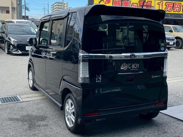 Ｎ－ＢＯＸカスタム Ｇ・Ｌパッケージ　ストラーダＳＤナビ　フルセグ地デジＴＶ　ブルートゥース　ＥＴＣ車載器　ステアリングリモコン　左側パワースライドドア　スマートキー＆プッシュスタート　ディスチャージヘッドライト　フォグランプ（11枚目）