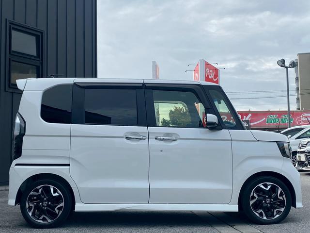 N-BOXカスタム G・Lターボホンダセンシング 純正8インチSDナビ フルセグ地デジTV ブルートゥース バックカメラ ビルトインETC 両側パワースライドドア ホンダセンシング レーダークルーズコントロール パドルシフト 純正ドラレコ(ナビ連動)(8枚目)