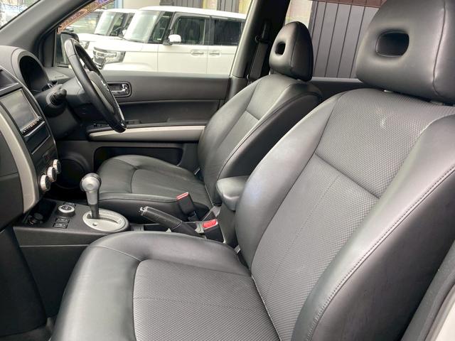 エクストレイル 20X 純正7インチナビ ブルートゥース 4WD シートヒーター リアシートヒーター 社外16インチアルミ バックカメラ ビルトインETC カーボンシート 革巻きステアリング シートリフター ルーフレール(33枚目)