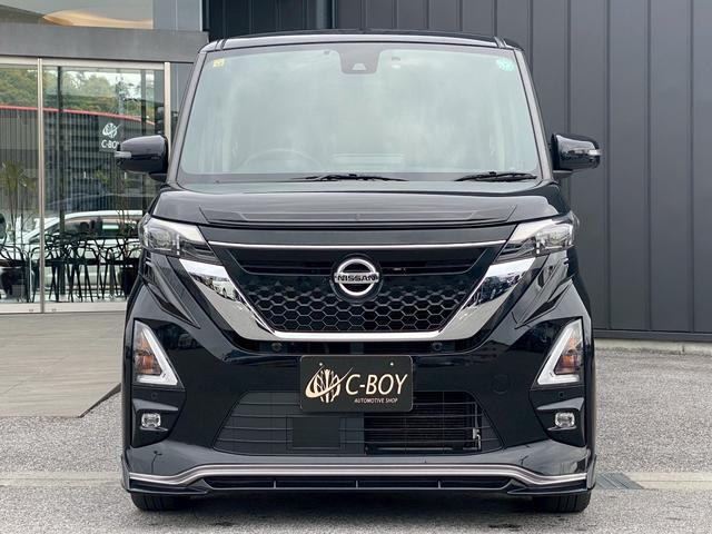 ルークス ハイウェイスター Gターボプロパイロットエディション インパルエアロキット インパル15インチアルミ 純正9インチSDナビ フルセグ地デジTV ブルートゥース アラウンドビューモニター ビルトインETC プロパイロット 両側パワースライドドア(6枚目)