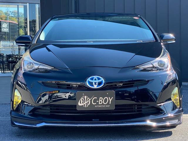 プリウス S 純正9インチSDナビ フルセグ地デジTV ブルートゥース ビルトインETC バックカメラ ステアリングリモコン ドライブレコーダー LEDヘッドライト フォグランプ オートリトラーミラー(6枚目)