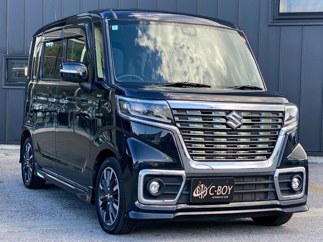 スペーシアカスタム ハイブリッドXSターボ イクリプスSDナビ フルセグ地デジTV ブルートゥース ETC車載器 前後ドライブレコーダー 両側パワースライドドア クルーズコントロール ステアリングリモコン LEDヘッドライト パドルシフト(7枚目)