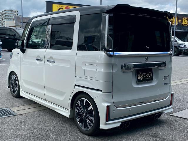 スペーシアカスタム ハイブリッドXSターボ アルパイン8インチナビ フルセグTV バックカメラ パノラマモニター ETC ブルートゥース ドライブレコーダー パドルシフト クルーズコントロール 両側パワースライドドア 社外スピーカー(11枚目)